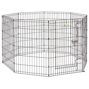 MidWest Contour Wire Exercise Pen with Door for Dogs and Pets