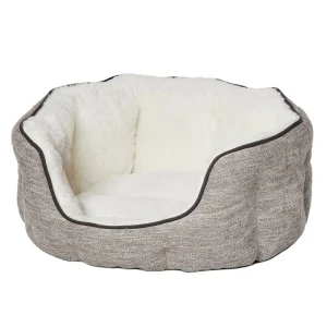 MidWest Homes for Pets QuietTime Deluxe Tulip Dog Bed Taupe X-Small