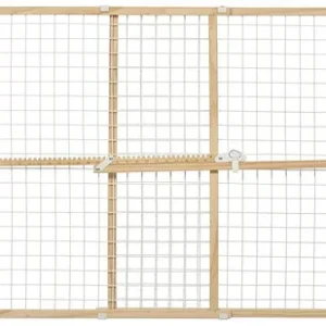 MidWest Wire Mesh Wood Presuure Mount Pet Safety Gate - 32" tall - 1 count