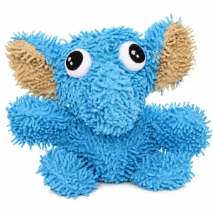 Mighty Dog Toys Blue the Microfiber Elephant