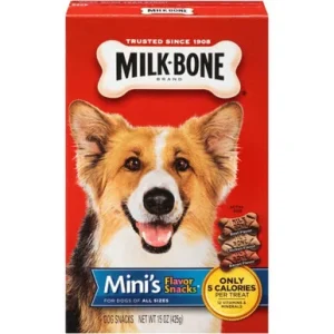 Milk-Bone Flavor Snacks Mini Dog Treats Mini, 15 Oz