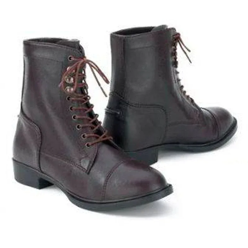 Millstone Ladies SyntheticLace Paddock Boot 6 Bk - Image 2