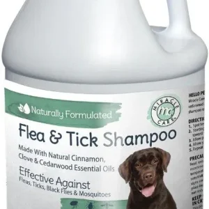 Miracle Care Natural Flea & Tick Shampoo for Dogs