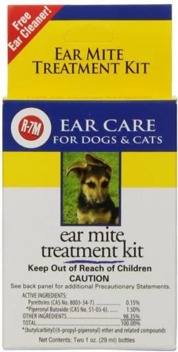 Miracle Care R-7 Ear Mite Kit 1 oz {L+1} 731111