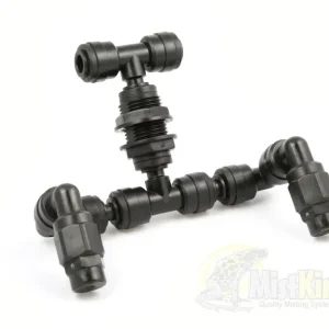 Mist King Value 1/4" Double Tee Misting Nozzles -PINK