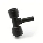 Mist King Value 1/4" Plug In Tee - DARK GREEN