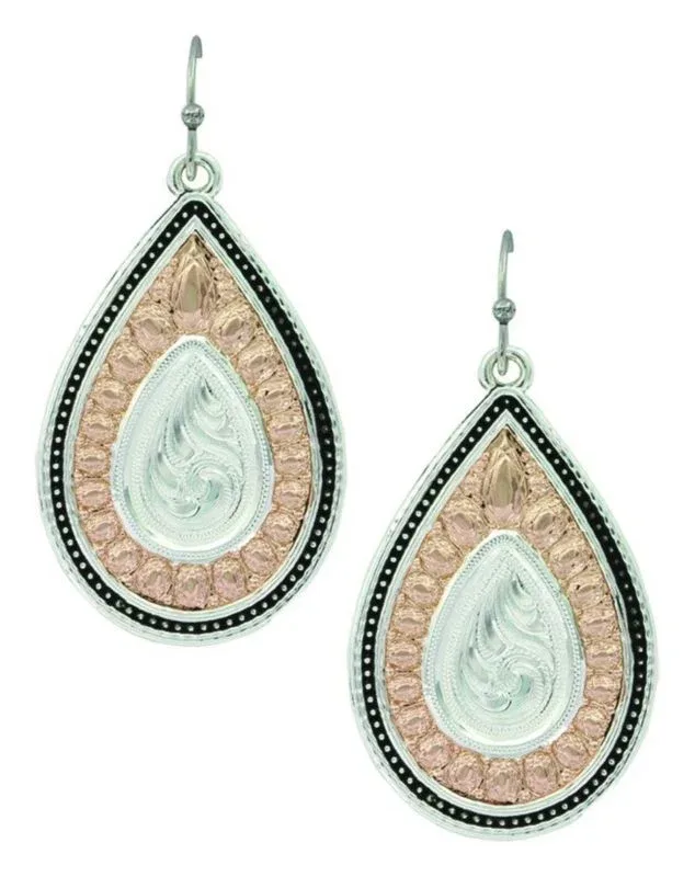 Montana Silver Prairie Solitary Paintbrush Earring