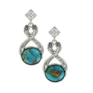 Montana Silvers Antler Turquoise Post Earrings Tur
