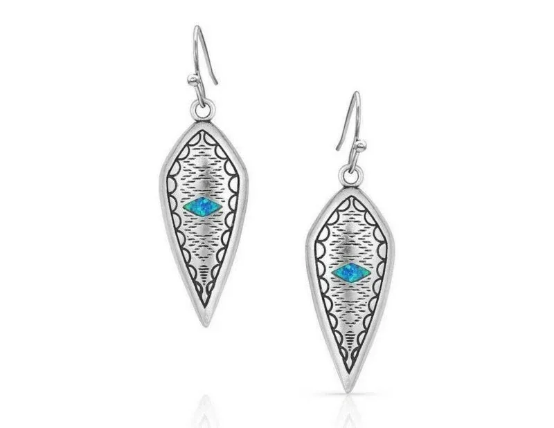 Montana Silversmiths Beholders Eye Scalloped Earri