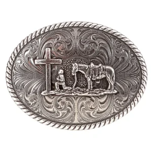 Montana Silversmiths Christian Cowboy Attitude Belt Buckle