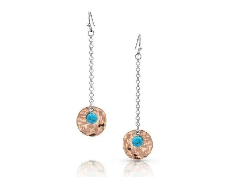 Montana Silversmiths Falling For You Turquoise Ear