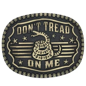 Montana Silversmiths Gadsden Snake Heritage Attitude Buckle