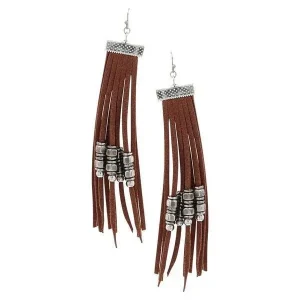 Montana Silversmiths Ladies Attitude Fringe Earrin