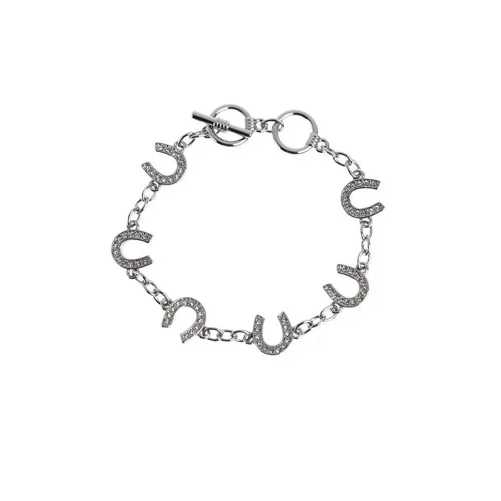 Montana Silversmiths Lucky Horseshoe Link Bracelet