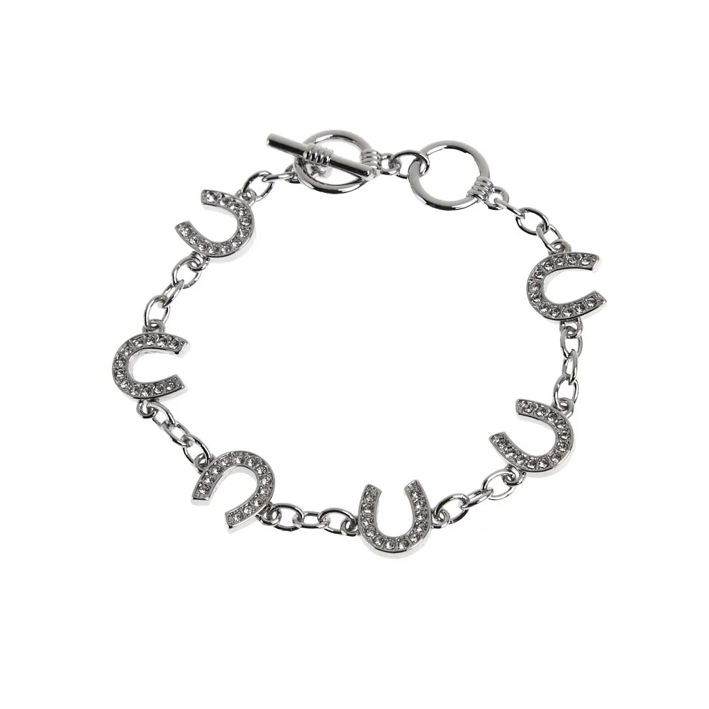 Montana Silversmiths Lucky Horseshoe Link Bracelet - Image 2