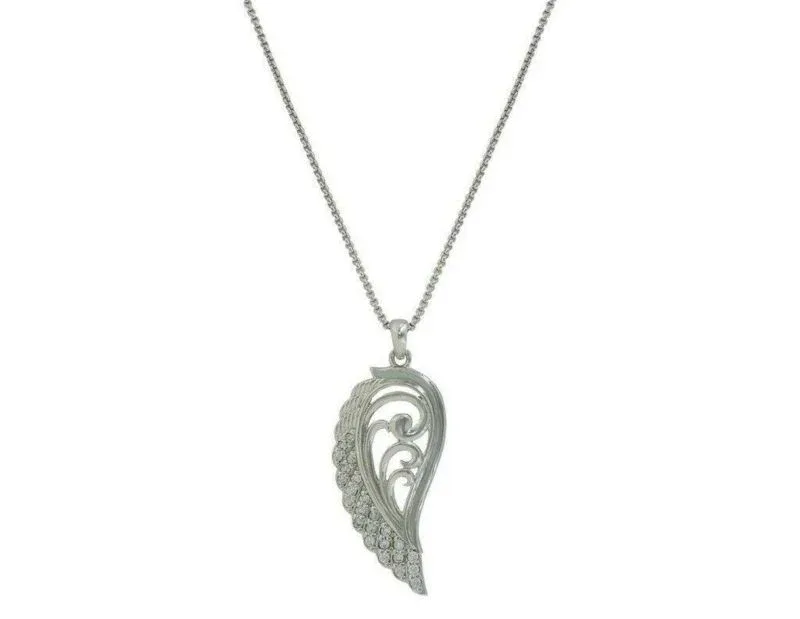 Montana Silversmiths Open Filigree Wing Necklace 2