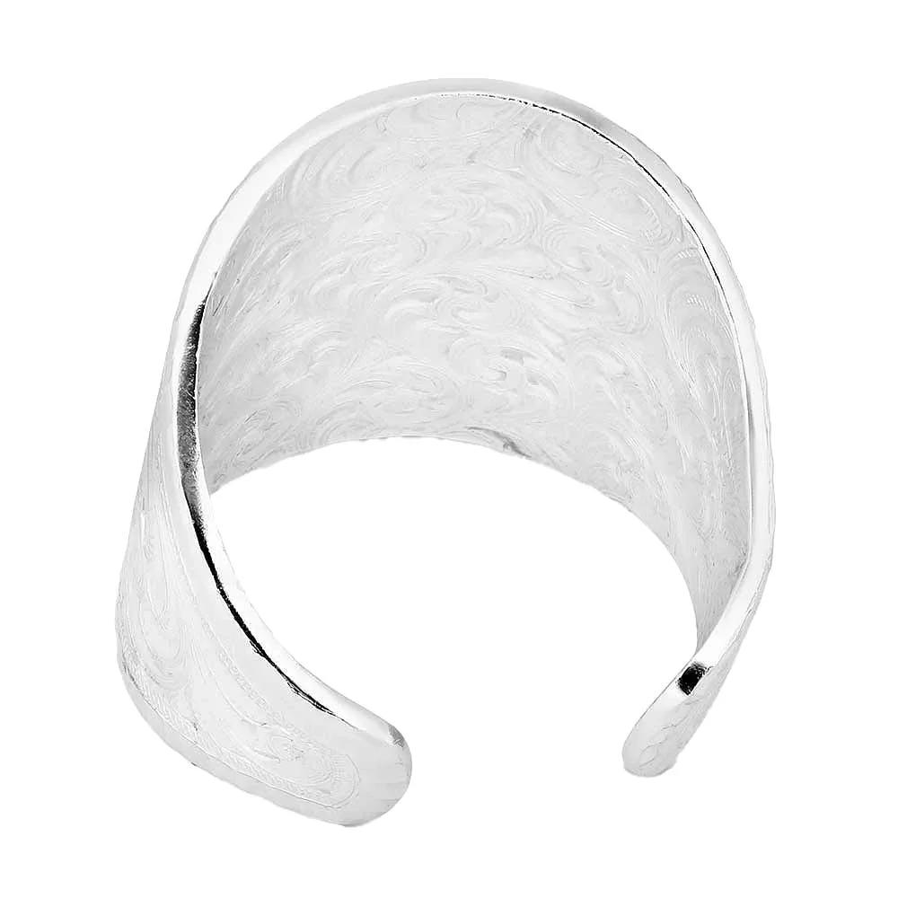 Montana Silversmiths Out West Initial E Ring - Image 2