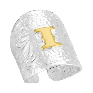 Montana Silversmiths Out West Initial I Ring