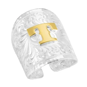 Montana Silversmiths Out West Initial T Ring