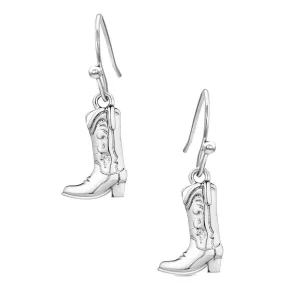 Montana Silversmiths Sculpted Cowboy Boot Earrings