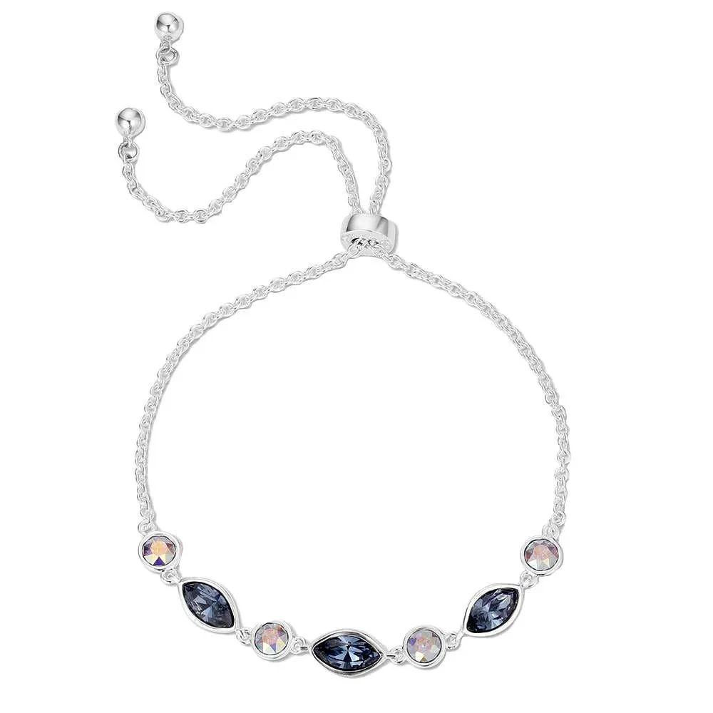 Montana Silversmiths Stillwater Crystal Bolo Bracelet