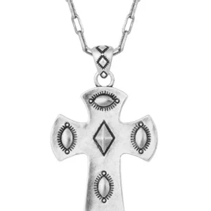 Montana Silversmiths Studded Royal Chunky Cross Ne