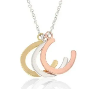 Montana Silversmiths Trio Horseshoe Shadow Charm N