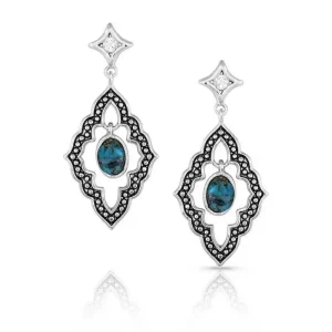 Montana Silversmiths Upon A Star Turq Earrings