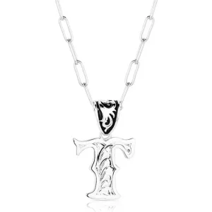 Montana Silversmiths Western Initial Necklace