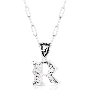 Montana Silversmiths Western Initial Necklace
