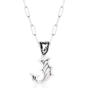 Montana Silversmiths Western Initial Necklace