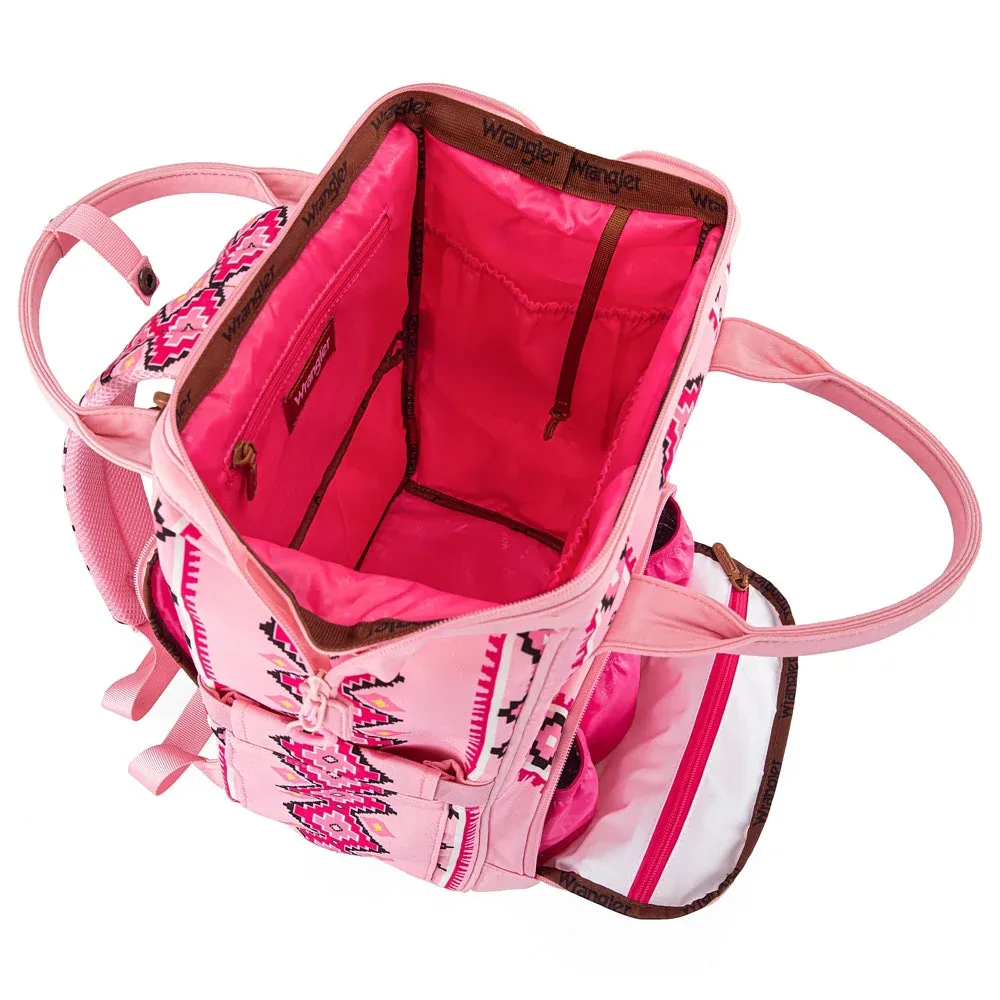 Montana West Pink Aztec Backpack - Image 2