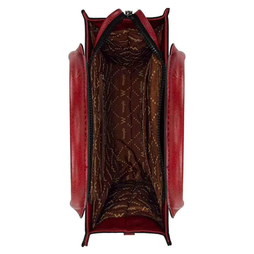 Montana West Red Croc Print Tote/Cross Body - Image 2
