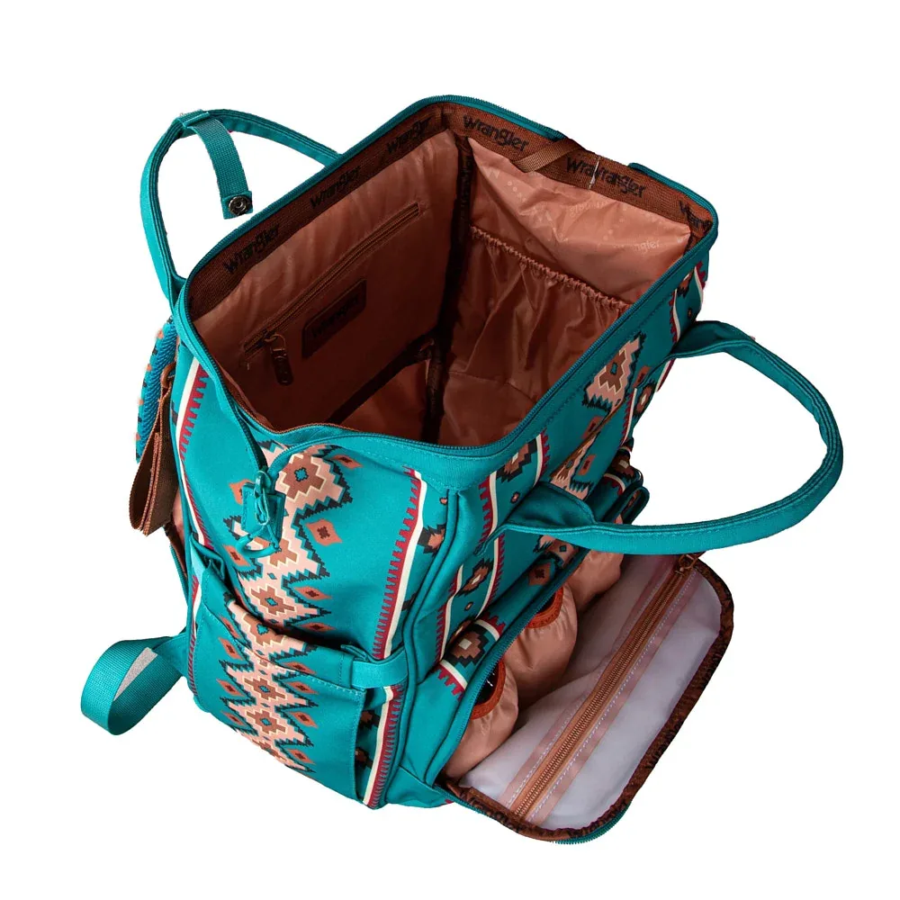Montana West Turquoise Aztec Backpack - Image 2