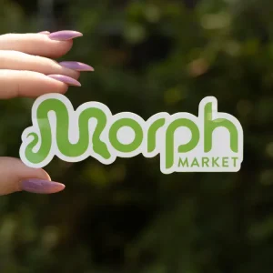 MorphMarket White & Green Sticker