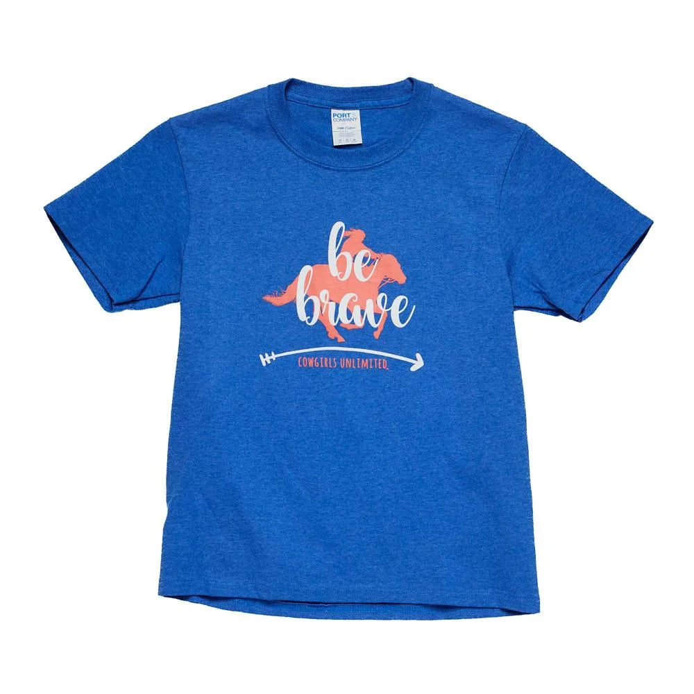 Moss Brothers Girls Royal Be Brave Tee