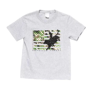 Moss Brothers Grey Camo Bull Tee