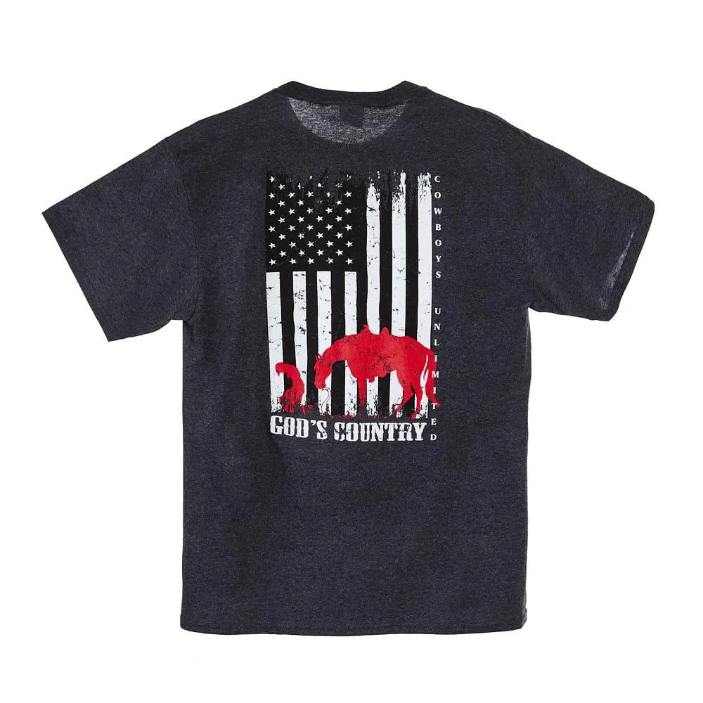 Moss Brothers Mens Gods Country Tee