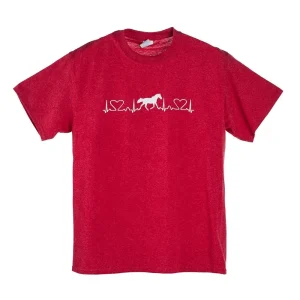 Moss Brothers Womens Red Hoof Beat Tee