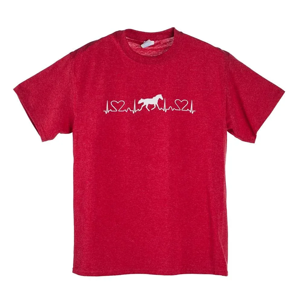 Moss Brothers Womens Red Hoof Beat Tee