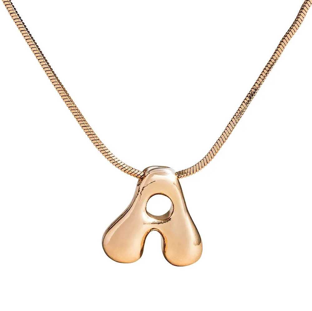 Mud Pie A Initial Necklace - Image 2
