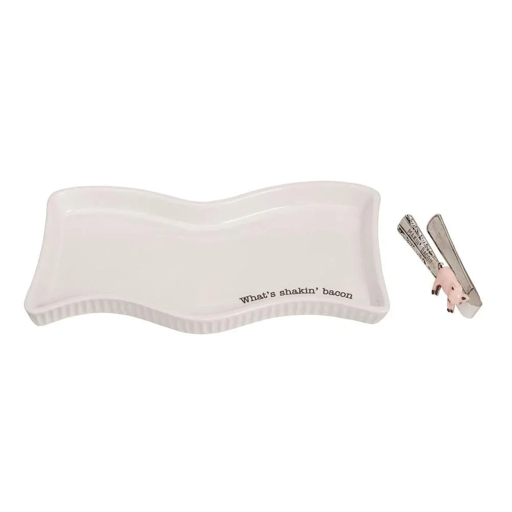 Mud Pie Bacon Tray Set