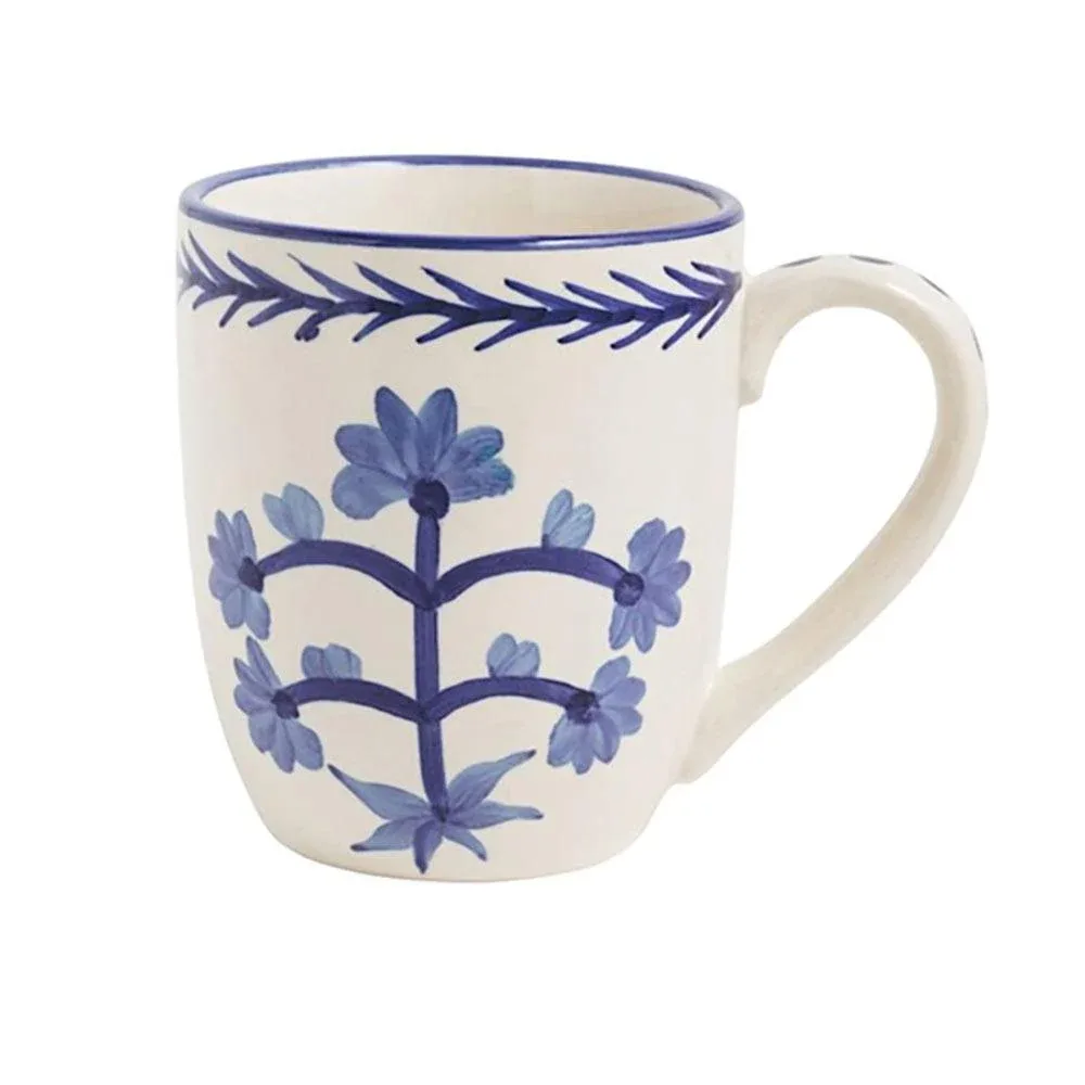 Mud Pie Blue Vine Mug