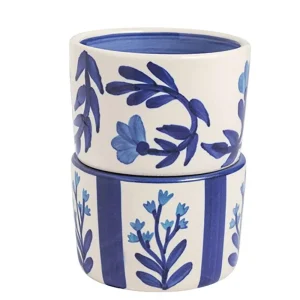 Mud Pie Blue Vine Tidbit Set