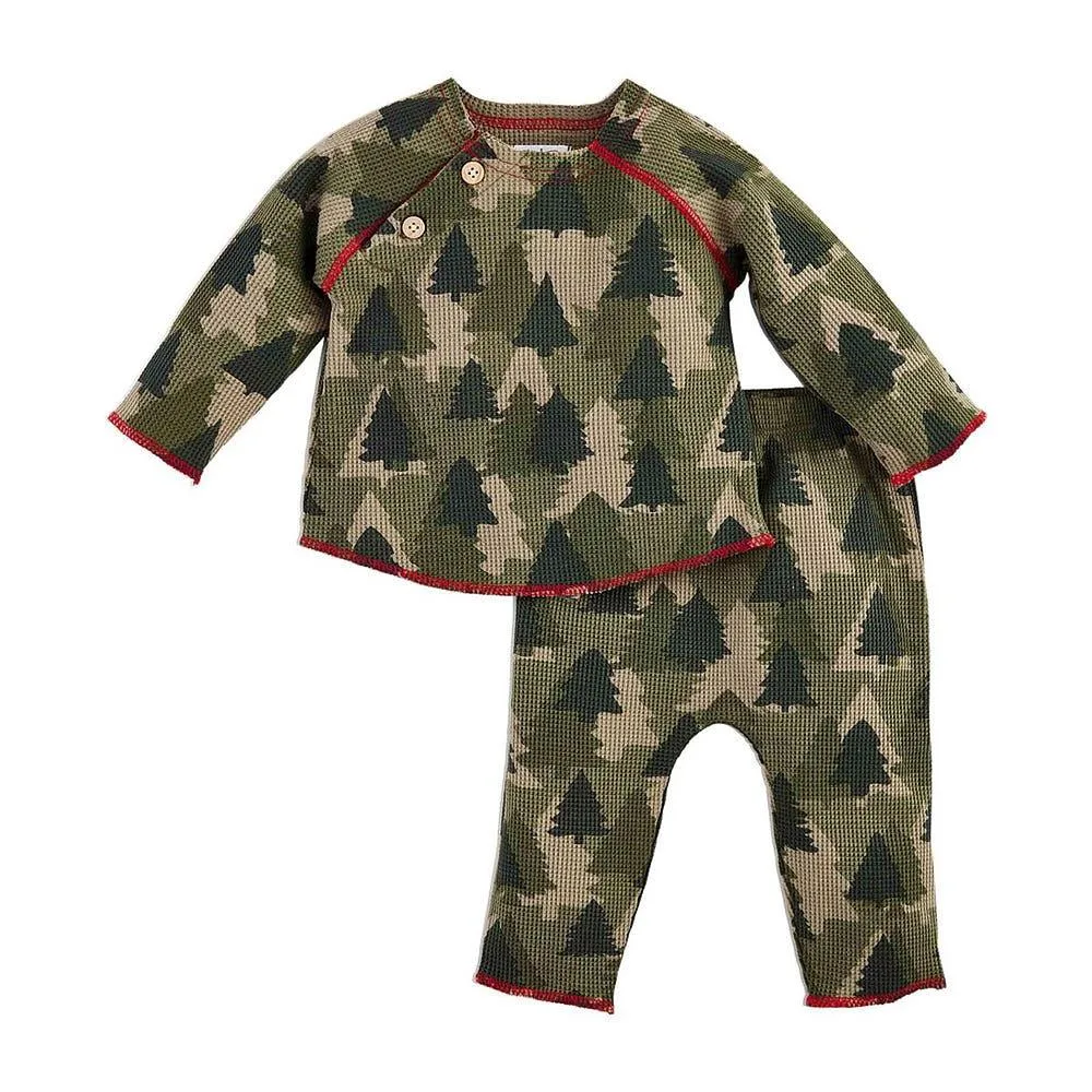 Mud Pie Boy's Tree Camo 2 Piece Set