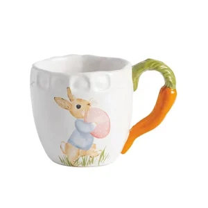 Mud Pie Carrot Handle Mug