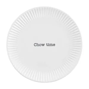 Mud Pie Chow Time Melamine Salad Plate