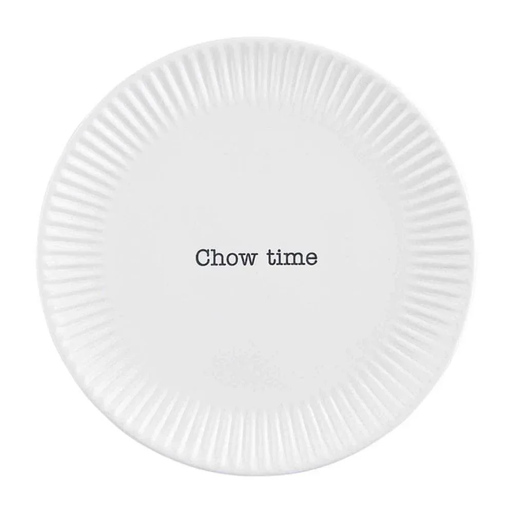 Mud Pie Chow Time Melamine Salad Plate