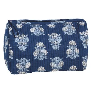 Mud Pie Cornflower Navy Block Print Case