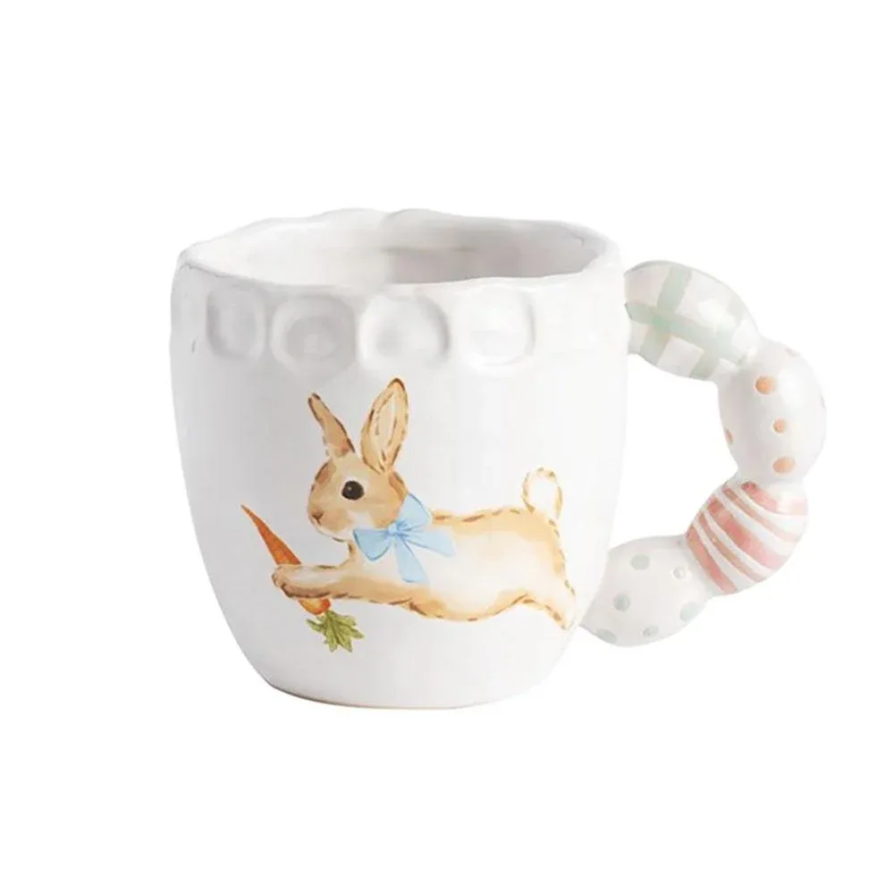 Mud Pie Egg Handle Mug